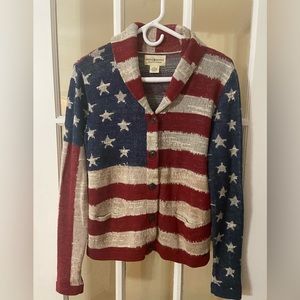 Denim and Supply American flag cardigan